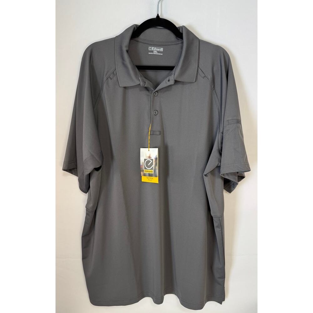 Edwards Men's 2XL Tactical Polo - NWT - Two pin holes around